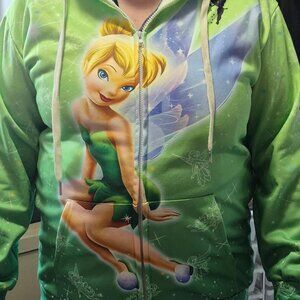 Tinkerbell front zippered hoodie